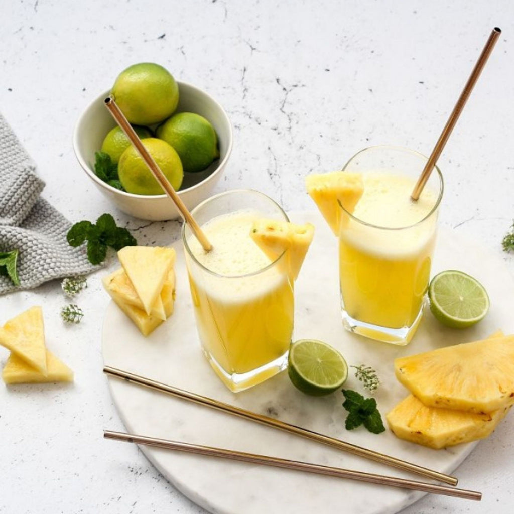 Pineapple ginger and lime drink